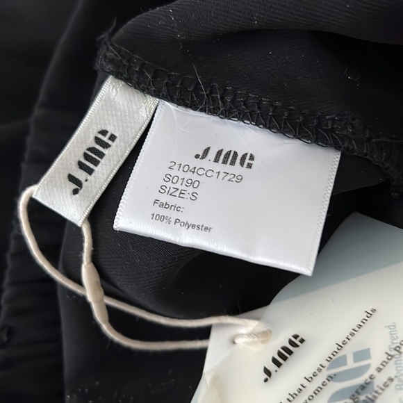 J. Ing high rise elastic waist black dressy work pants Sz S new - Picture 10 of 10